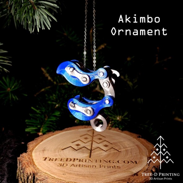 Blue Akimbo ornament