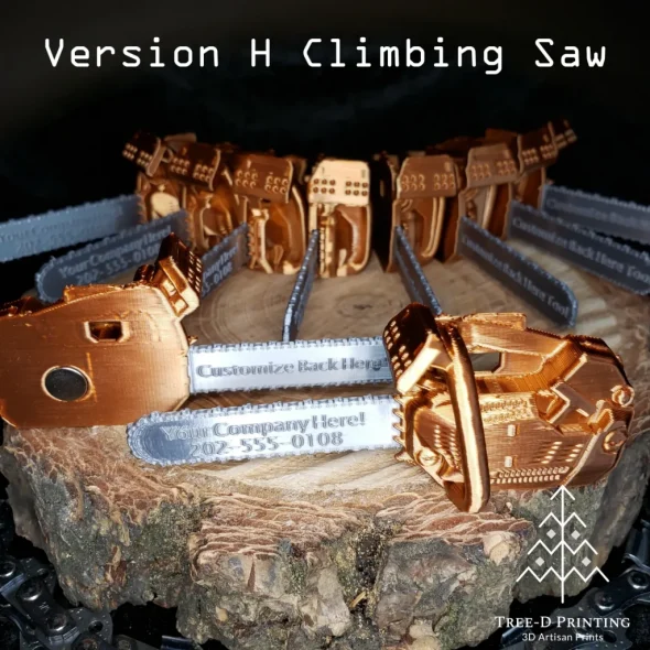 Version H Climbing Saw flat magnet samples