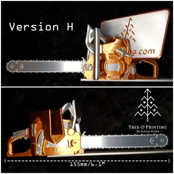 Chainsaw Card Holder - Version H