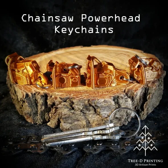 Mini chainsaw Powerhead Keychains