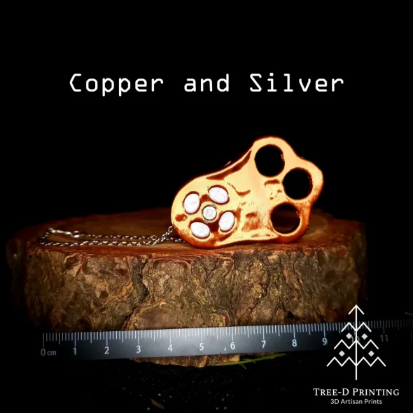 Mini Climbing Pulley Ornament - copper